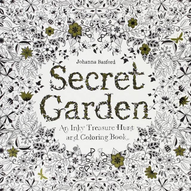 The Secret Garden Coloring Book For Adults, By Johanna Basford | 10 Best Coloring Books For Adults, Stress Relief