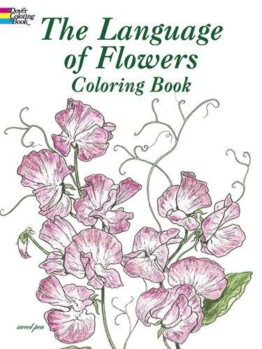 The Language of Flowers Coloring Book For Adults | 10 Best Coloring Books For Adults, Stress Relief