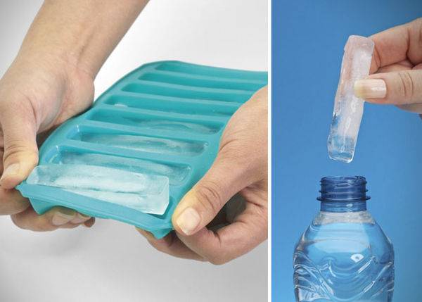 Water Bottle Ice Cube Tray | 10 Unusual And Creative Ice Cube Trays