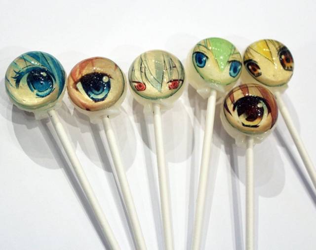 Eyes Of Anime Lollipops | 10 Incredibly Creative Lollipops For National Lollipop Day