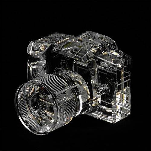 Canon 7D Crystal Replica Paperweight | Top 10 Cool & Creative Best Gifts For Photographers: Funny Camera Gadgets & Accessories Too