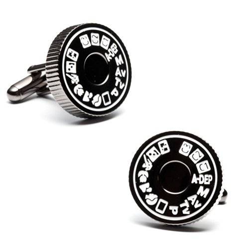 Camera Mode Dial Cufflinks | Top 10 Cool & Creative Best Gifts For Photographers: Funny Camera Gadgets & Accessories Too