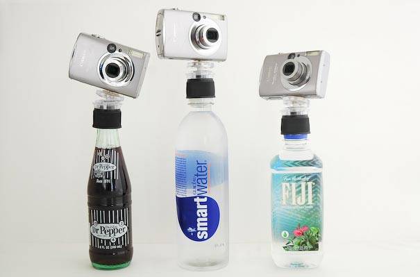 Instant Bottle Cap Tripod | Top 10 Cool & Creative Best Gifts For Photographers: Funny Camera Gadgets & Accessories Too