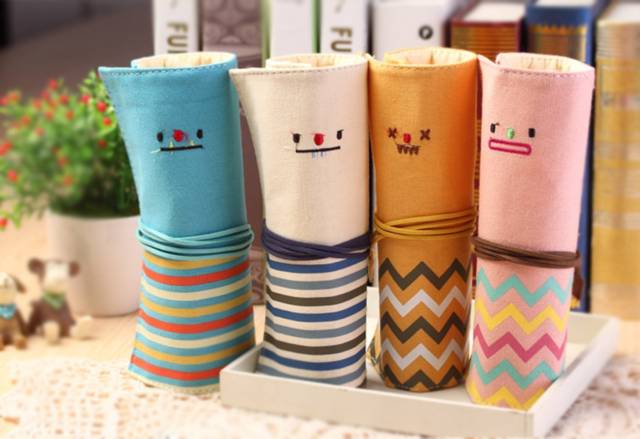 Funny Roll Up Stationery Case // 10 Unique & Creative Pencil Cases Designs