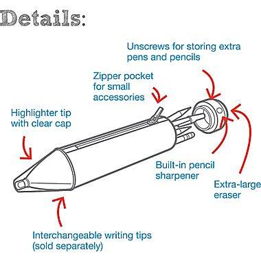 The Big Pen Pencil Case Design // 10 Unique & Creative Pencil Cases Designs