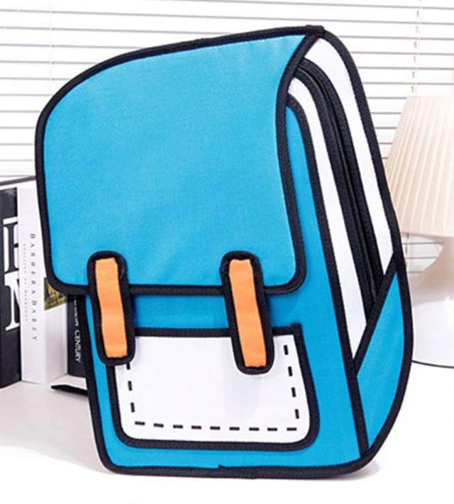 3D Illusion Korean Backpacks // 10 Most Unique & Unusual Backpacks