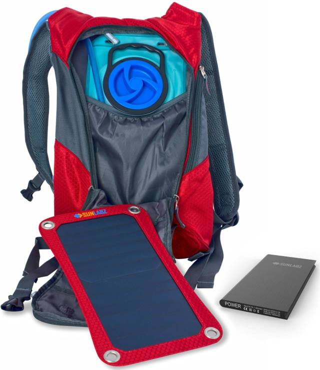 Device Charging Solar Powered Backpack // 10 Most Unique & Unusual Backpacks