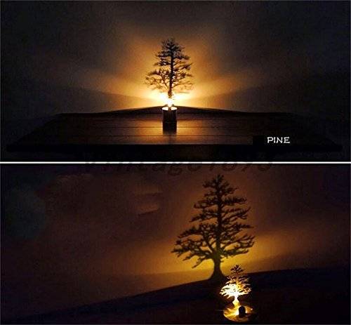 Trees & Birds Shadow Projection Candle Lights // 10 Cool & Creative Candle Designs For Love, Romance & Home Decor