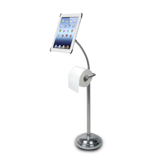 Digital Pedestal Stand For iPad Toilet Games // 10 CREATIVE Bathroom Toilet Games You Can Play While Fighting Constipation