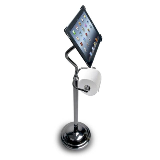 Digital Pedestal Stand For iPad Toilet Games // 10 CREATIVE Bathroom Toilet Games You Can Play While Fighting Constipation