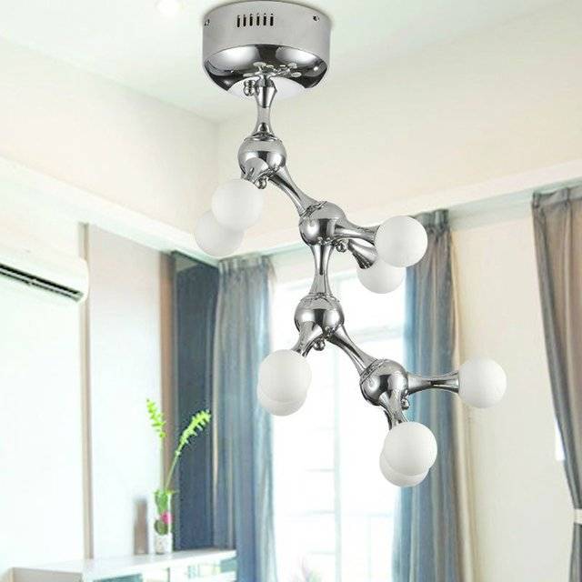 DNA Helix Structure Ceiling Lamp // 10 CREATIVE & Funky Lighting Designs That Will Make Your Home Incredible