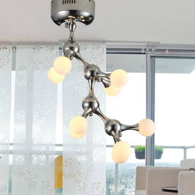 DNA Helix Structure Ceiling Lamp // 10 CREATIVE & Funky Lighting Designs That Will Make Your Home Incredible