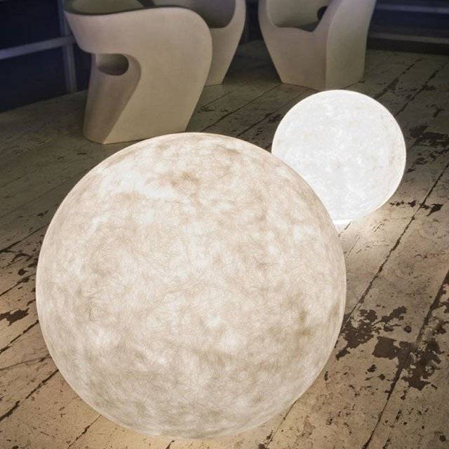 The Creative & Charming Moon Lamp // 10 CREATIVE & Funky Lighting Designs That Will Make Your Home Incredible