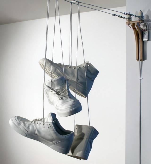 Creative Power Line Shoe Toss Light Installation // 10 CREATIVE & Funky Lighting Designs That Will Make Your Home Incredible