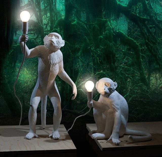 The Wild Monkey Lamps // 10 CREATIVE & Funky Lighting Designs That Will Make Your Home Incredible