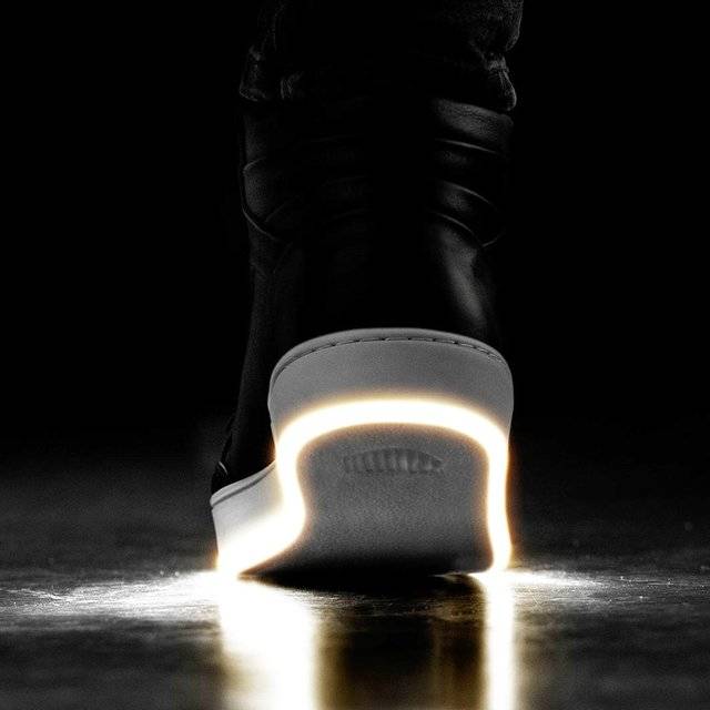 Nightwalker LED Sole Glow White Light Up Shoes // 10 LED Shoes That Light Up At The Bottom And Change Colors Like Crazy