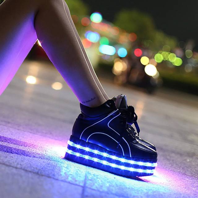 Light up hotsell platform sneakers