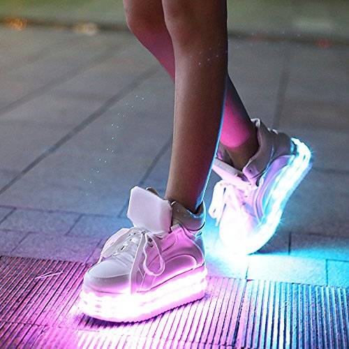 Dual LED Light Up Platform Shoes // 10 LED Shoes That Light Up At The Bottom And Change Colors Like Crazy