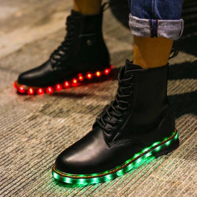 Light up 2025 combat boots