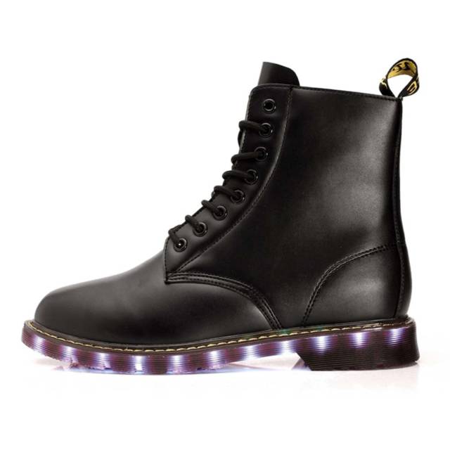 Charging LED Light Up Combat Boots // 10 LED Shoes That Light Up At The Bottom And Change Colors Like Crazy