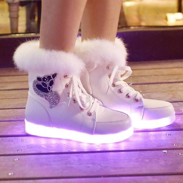 light up winter boots