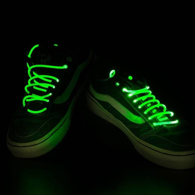 LED Light Up Shoe Laces // 10 LED Shoes That Light Up At The Bottom And Change Colors Like Crazy