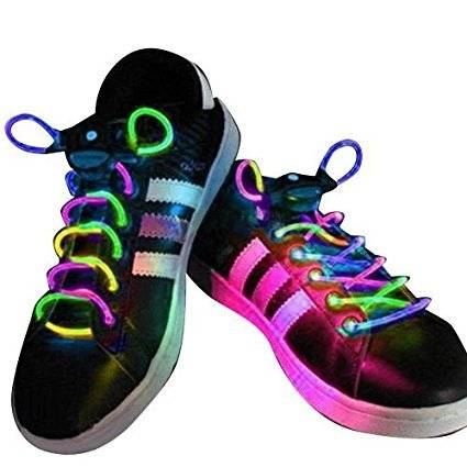 LED Light Up Shoe Laces // 10 LED Shoes That Light Up At The Bottom And Change Colors Like Crazy