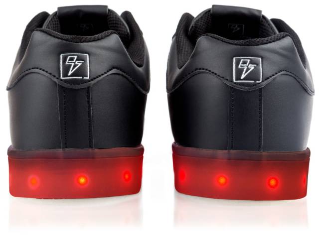 iPhone Controlled, Sound Responsive Light Up Shoes // 10 LED Shoes That Light Up At The Bottom And Change Colors Like Crazy
