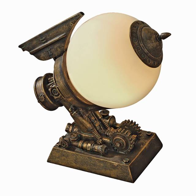 Steampunk Airship Sculpture Lamp // 10 Creative STEAMPUNK Decor Accessories & Ideas That Will Change Your Timeline Forever