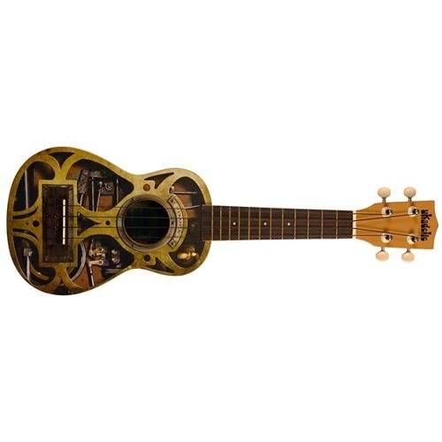 Ukadelic Steampunk Soprano Ukulele // 10 Creative STEAMPUNK Decor Accessories & Ideas That Will Change Your Timeline Forever