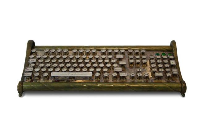 The Seafarer Handcrafted Nautical Cast Brass Steampunk Keyboard // 10 Unique & Cool Computer Keyboards That Will Transform Your Computing Forever