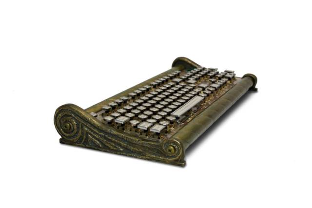 The Seafarer Handcrafted Nautical Cast Brass Steampunk Keyboard // 10 Unique & Cool Computer Keyboards That Will Transform Your Computing Forever