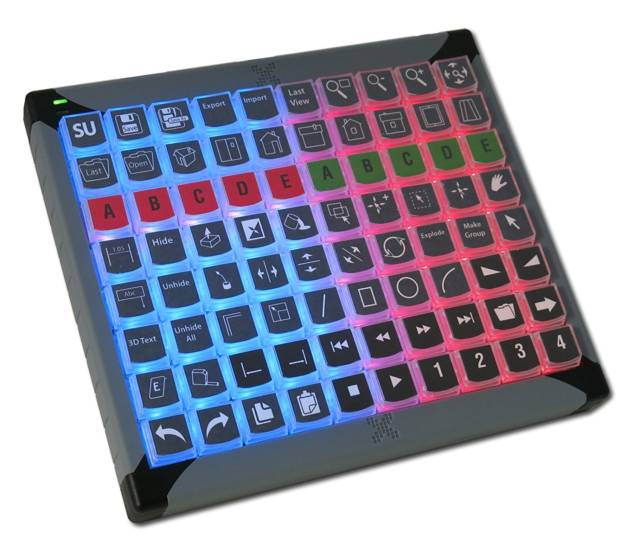 X-Keys Blank Slate Programmable Keyboard With 80 Keys // 10 Unique & Cool Computer Keyboards That Will Transform Your Computing Forever
