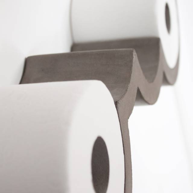 Concrete Cloud Toilet Paper Holder Storage // 10 UNIQUE Toilet Paper Holder Designs That Will Transform Your Bathroom Forever