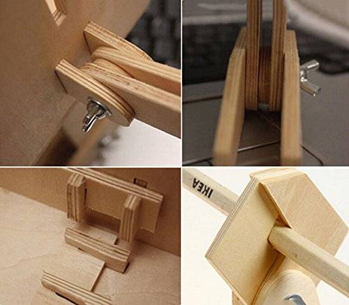Adjustable Wooden Robot Paper Holder // 10 UNIQUE Toilet Paper Holder Designs That Will Transform Your Bathroom Forever
