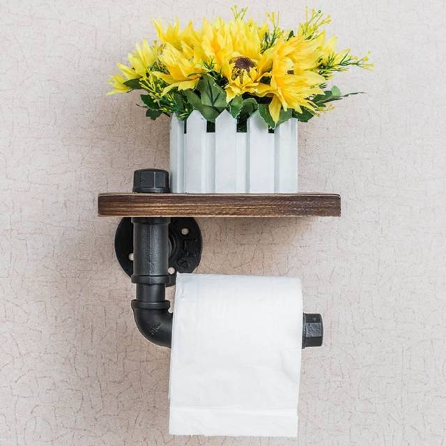 Rustic Toilet Paper Roll Holder // 10 UNIQUE Toilet Paper Holder Designs That Will Transform Your Bathroom Forever