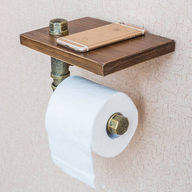 Rustic Toilet Paper Roll Holder // 10 UNIQUE Toilet Paper Holder Designs That Will Transform Your Bathroom Forever