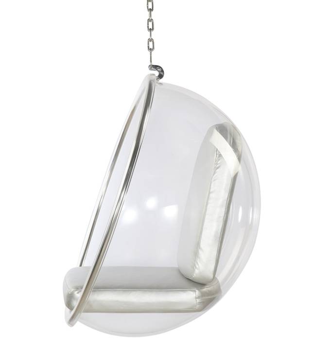 Eero Aarnio Hanging Bubble Chair // 10 Uniquely FUNKY Chair Designs That Will Transform Your Sitting Experience Forever