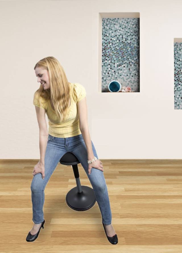 The Wobble Stool Interactive Standing Stool // 10 Uniquely FUNKY Chair Designs That Will Transform Your Sitting Experience Forever