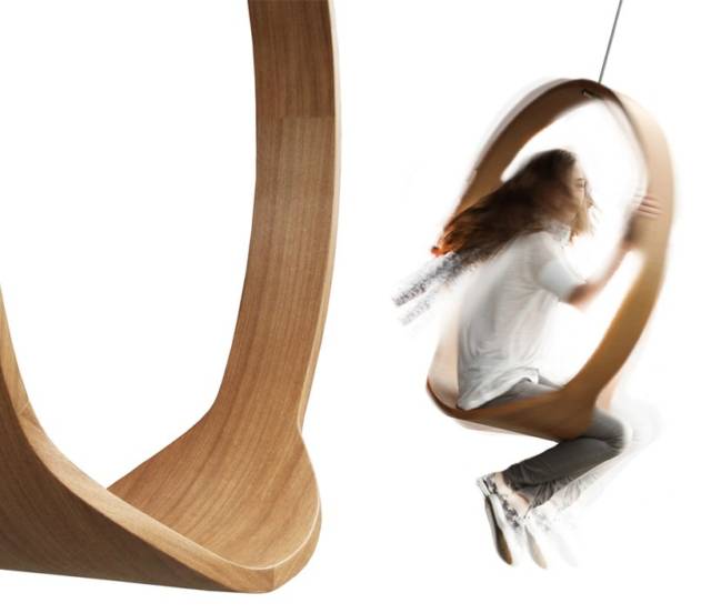 The Circular Swing Chair // 10 Uniquely FUNKY Chair Designs That Will Transform Your Sitting Experience Forever