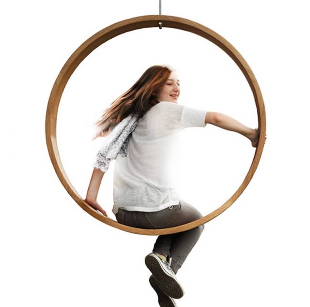 The Circular Swing Chair // 10 Uniquely FUNKY Chair Designs That Will Transform Your Sitting Experience Forever