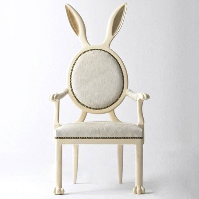 The Bunny Chair // 10 Uniquely FUNKY Chair Designs That Will Transform Your Sitting Experience Forever