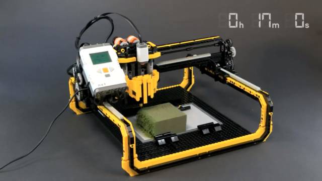 3D Lego Milling Machine // 10 Creative Lego Machine & Robot Builds For Construction