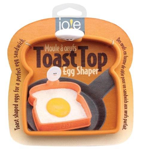 Joie Toast Shaped Silicone Egg Ring Square // 10 Creative EGG Molds For Fried & Boiled Eggs That Will Make You Want Eggs All Day Long