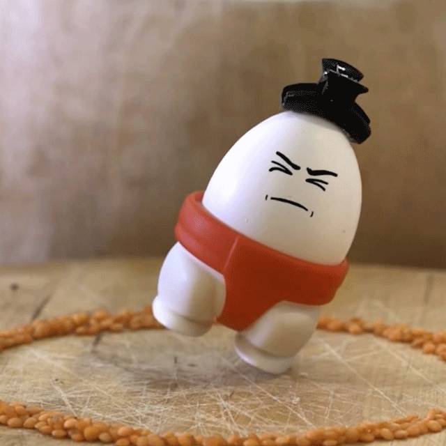 Cute Sumo Egg Cup // 10 CREATIVE Egg Gadgets That Will Make Your Mornings Happier