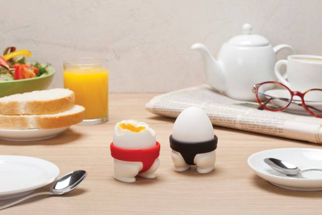 Cute Sumo Egg Cup // 10 CREATIVE Egg Gadgets That Will Make Your Mornings Happier