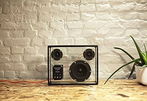 Minimalist Transparent Speakers With Wifi, Bluetooth, USB // 10 Minimalist Home Decor Ideas That Will Transform Your Lifestyle Forever