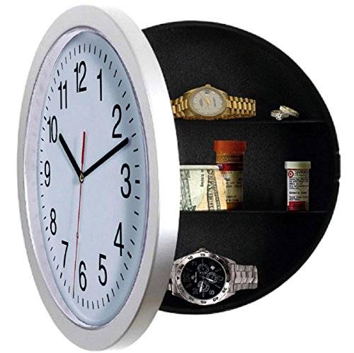 Illusion Hidden Safe Wall Clock // 10 MOST Creative Clocks You'll Want In Your Home