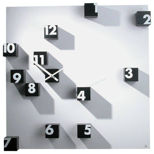 Progetti RND Random Time Wall Clock // 10 MOST Creative Clocks That Will Transform Time As You Know It