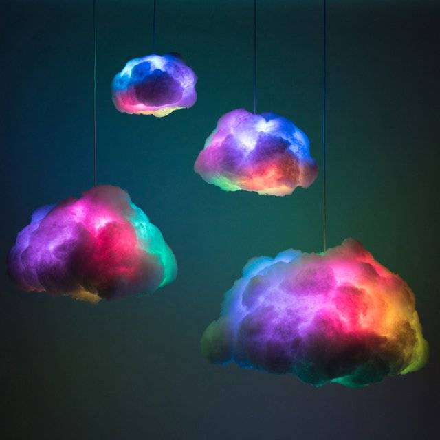 Creative & Colorful RGB Cloud Lamp Lighting // 10 CREATIVE Art Lover Gifts That Would Amaze Even Van Gogh